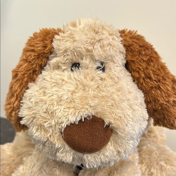 Gund Gibson #13042 Puppy Dog 12" Brown Tan Scruffy Floppy Stuffed Animal Plush - Picture 2 of 9